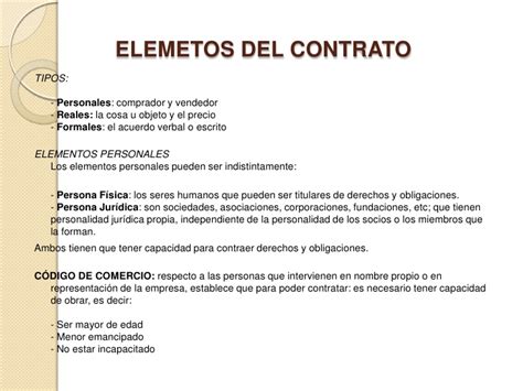 Elementos Del Contrato De Comision Mercantil Actualizado Agosto 2022
