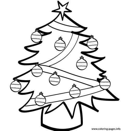 How to draw and color a lovely christmas tree easy. Simple Christmas Tree S84ad Coloring Pages Printable