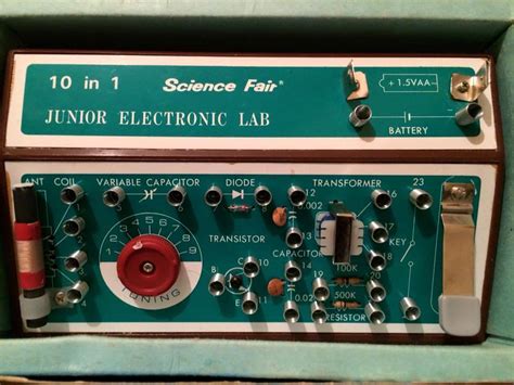 10 In 1 Jr Electronic Lab Kit Science Fair Ebay