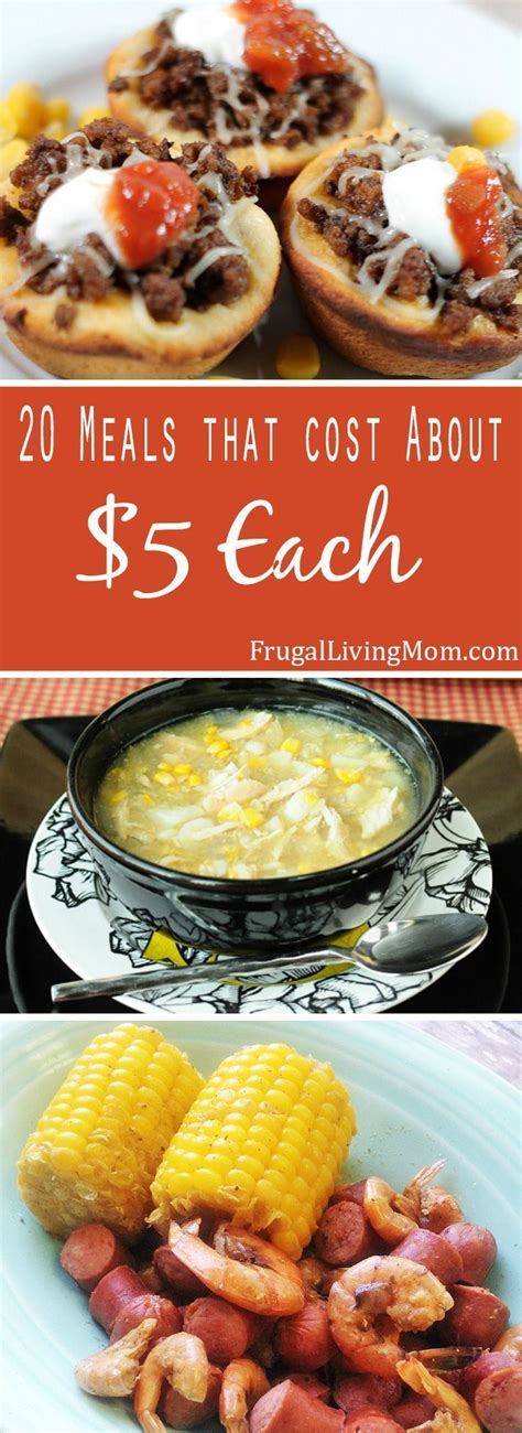 As has been said these vary from family to family. 20 Dinners That Cost About $5 | Frugal meals, Healthy ...