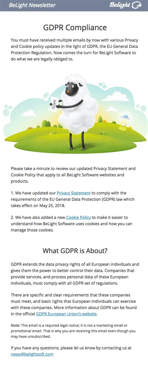 10 Great Examples Of Gdpr Emails — Stripoemail My Blog