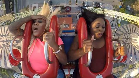 Slingshot Ride Fails Oh No Woman Suffer Serious Wardrobe Malfunction On Ride Video Dailymotion