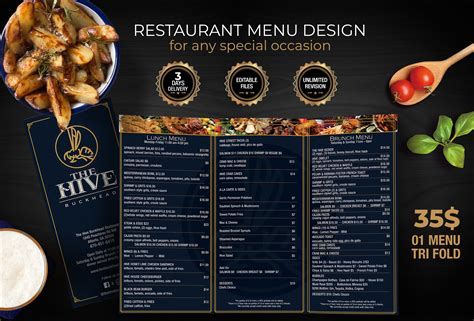 Professionally Design Restaurant Menu Ready To Print For 48 Seoclerks