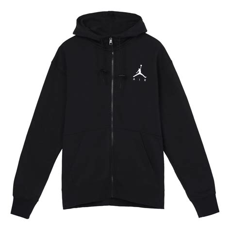 Air Jordan Jumpman Air Fleece Zipper Cardigan Black Ck6679 010 Kicks Crew