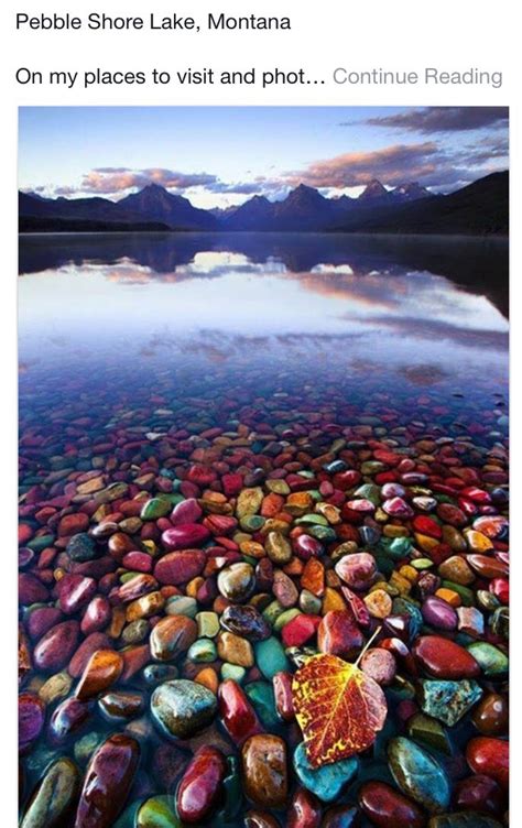 Pebble Shore Lake Montana Beautiful Places Places To Travel Pebble