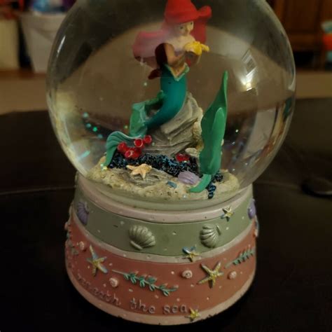 Disney Enesco The Little Mermaid Under The Sea Musical Snow Globe 1988 Antique Price Guide
