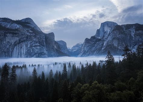 Fog In Yosemite Valley Us Oc 2048x1463 Yosemite Valley