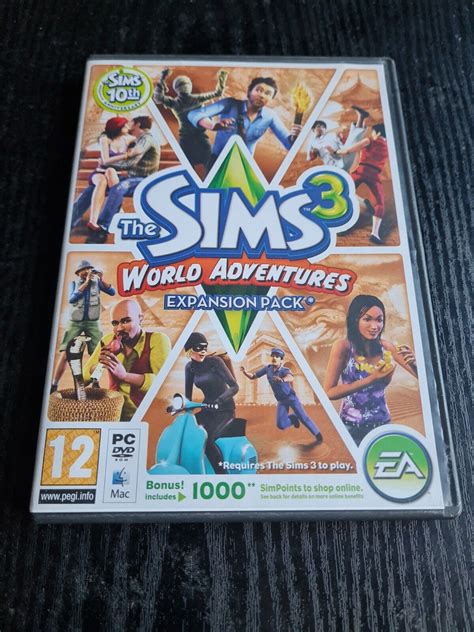 The Sims 3 World Adventures Pc Mac Windows With Manual Plus Sims 3