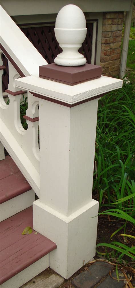Many deck inspections fail because of a missing handrail or an improperly installed handrail. Attaching Bottom Deck Posts | THISisCarpentry