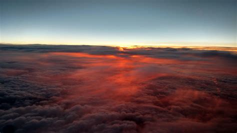 Sunset From Above The Clouds 5248x2952 Oc Sky Photos Above The