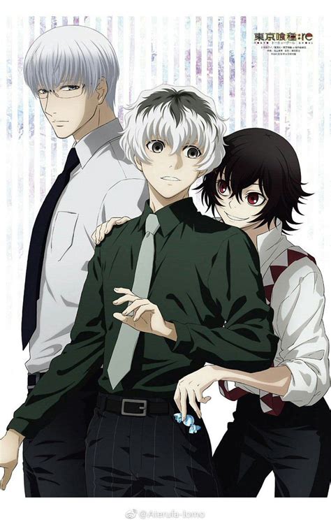 They have been indexed as male teen with red eyes and black hair that is to neck length. Tokyo Ghoul :re Sasaki Haise, Suzuya Juuzou, Arima Kishou ...