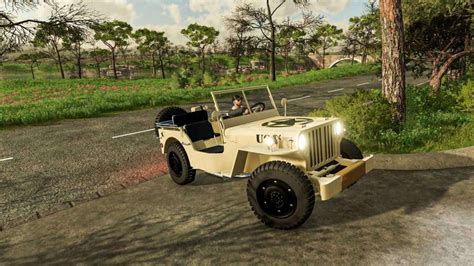 Fs22 Jeep Willys V100 2 Farming Simulator 19 17 15 Mod