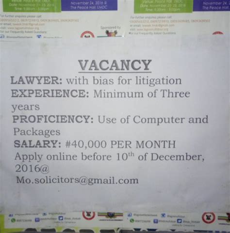 If you want to learn how to get a job in a big law firm, read this guide. 40k a month salary for a lawyer with three years ...