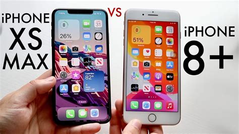 Iphone Xs Max Vs Iphone 8 Plus In 2022 Comparison Review Youtube