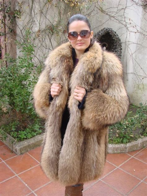finnish raccoon fur coat fur jacket women fur coats women fox fur coat