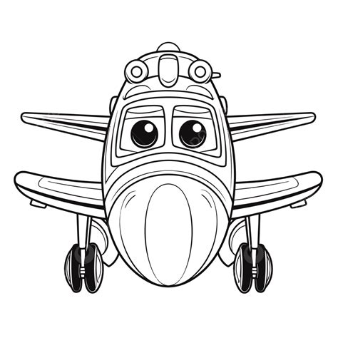 Coloring Pages Disney Plane Cartoon Print Out Outline Sketch Drawing