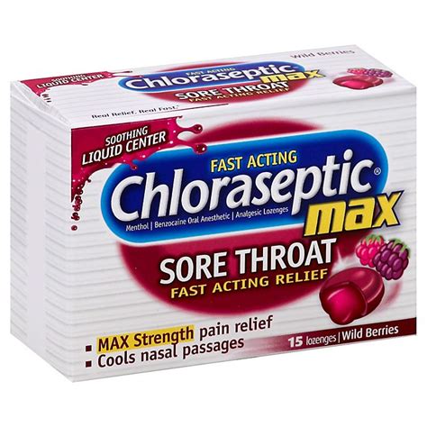 Chloraseptic Max 15 Count Lozenges In Wild Berry Bed Bath And Beyond