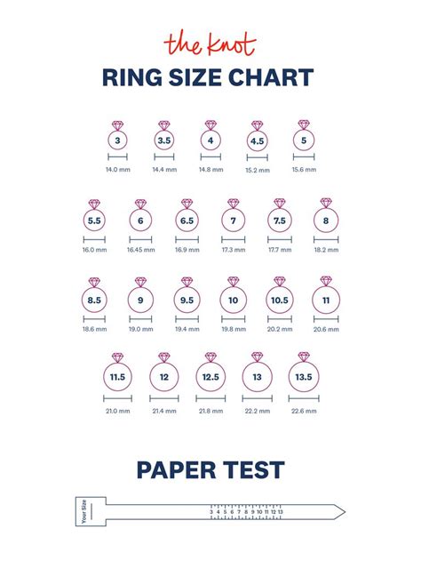 Printable Ring Size Chart Ring Sizer Tool Find Your Ring