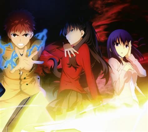 Fate Stay Night Unlimited Blade Works Rin Tohsaka Sakura Matou Shiro