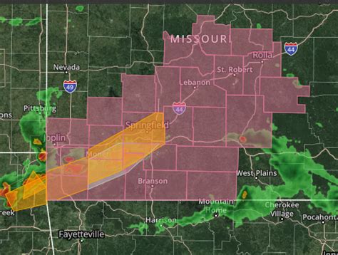 Severe Thunderstorm Watch In Effect Until 900pm For Southwest Missouri
