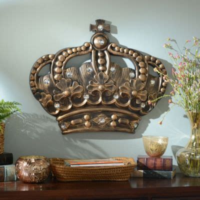 Maybe you would like to learn more about one of these? Her Crown Gold Jeweled Wall Plaque | Kirklands | Crown ...