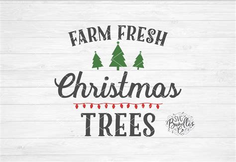 Farm Fresh Christmas Tree Free Printable