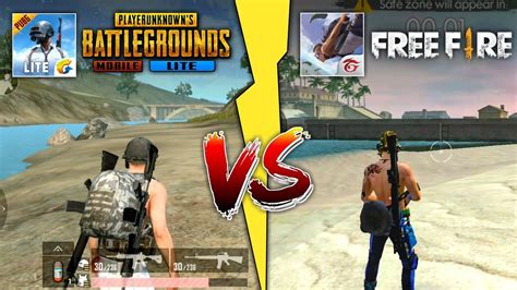 The idea of 100 people dropping down on an island from a plane and fighting. Free Fire Vs PUBG Mobile Lite Which one is best | Game ...
