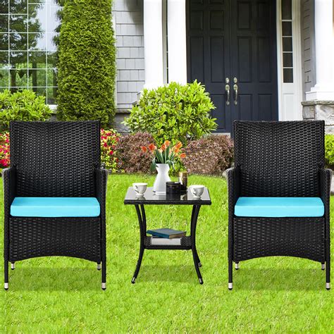 Segmart Patio Furniture Set In Patio And Garden 3 Pieces Weather