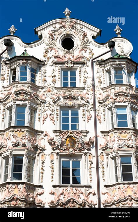 Rococo Baroque Style Tyrolean Architecture Of Holblinghaus In Herzog