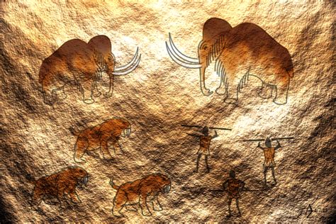 Cave Painting By Azophel On Deviantart Cave Paintings Art Painting Paleolithic Art Stone Age