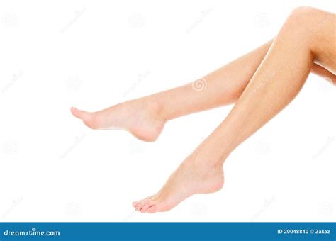 Womans Legs Isolated Stock Photo Image 20048840