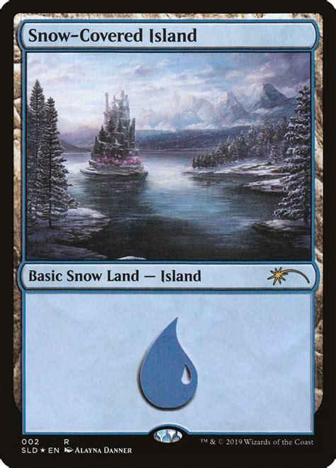 Snow Covered Island Secret Lair Drop Mtg Print