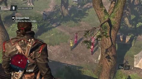 Assassin S Creed Rogue Hang The Key Holder Using Rope Dart Youtube
