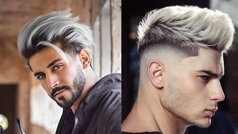 Mens Silver Hair Color Tutorial For Men 2020 Silver