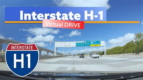 【ハワイ】（再編集版）バーチャル・ドライブ。 Interstate H 1 【virtual Drive Interstate H 1