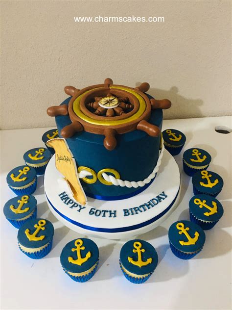 Ship Helm Seaman Nautical Cake A Customize Seaman Nautical Cake