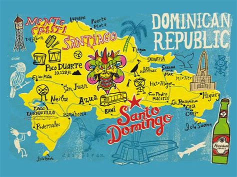República Dominicana Mapa Turístico C60 República Dominicana