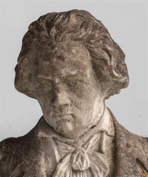 Reconstituted Stone Bust Of Beethoven Circa 1960 At 1stdibs