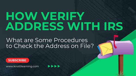 How To Verify The Irs Has My Correct Address Youtube