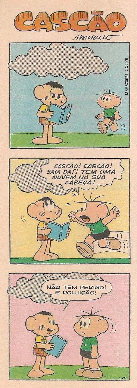 Arquivos Turma da Mônica Tirinha Nº 85 Cascão