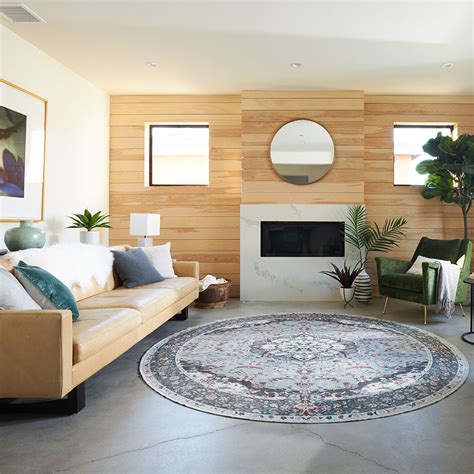 Round Rugs In Living Room Dining And Bedroom Ruggable Blog