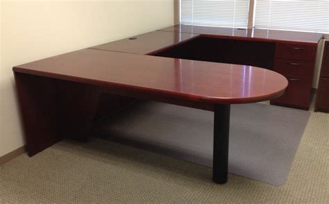 Used Office Desks Kimball U Shape Private Office At Furniture Finders