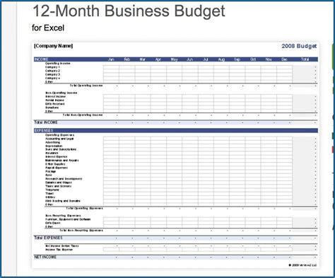 View 23 24 Excel Template For Small Business Budget  Cdr