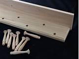 Wooden Peg Rack With Shelf Pictures