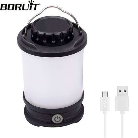 Boruit 2835 Smd Led Camping Light Usb Rechargeable Portable Tent Lamp