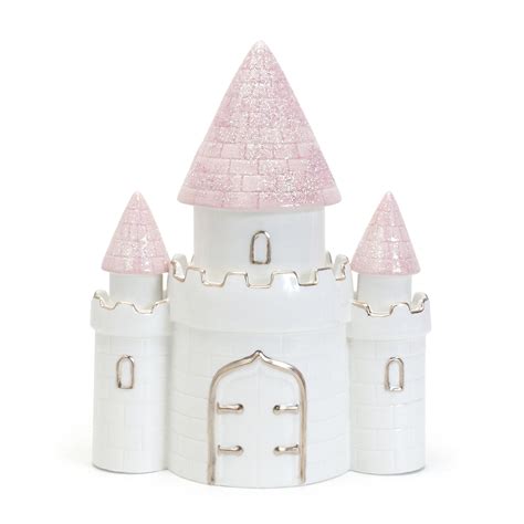 Child To Cherish Ceramic Dream Big Princess Castle Piggy Bank For Girls