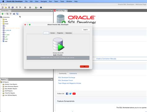 The exe is configured to run the embedded jdk by default. Oracle SQL Developer version 20.4 is now available!