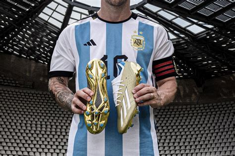 Lionel Messis Gold Boots For Final World Cup Have Fans Saying Hes