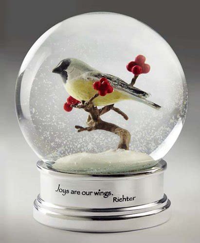 Bird Snow Globe Christmas