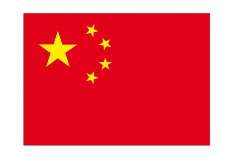 China Flag Sticker 3x4 5 Pcs